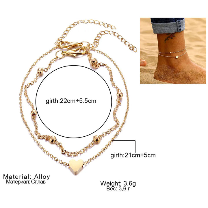 FNIO Bohemia Anklets - Summer Accessories for Women