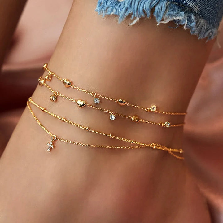 FNIO Bohemia Anklets - Summer Accessories for Women