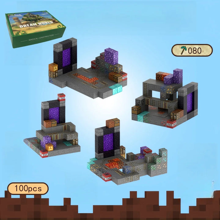 Magnetic Building Blocks Set