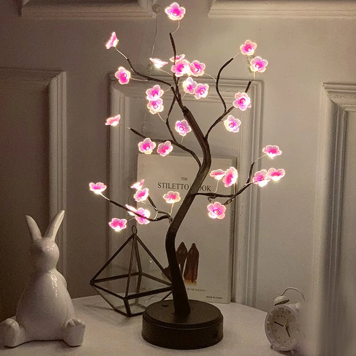 Pink LED Table Lamp