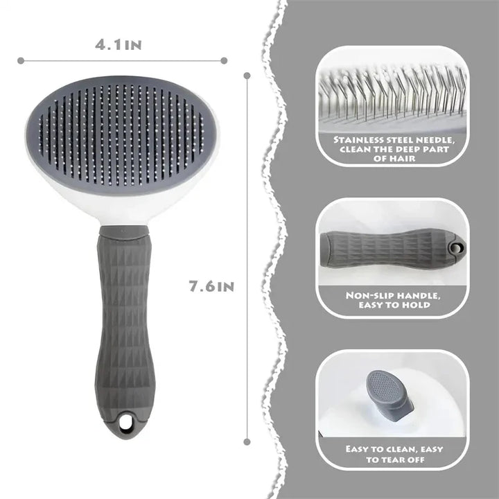 Self-Cleaning Comb for Hair Removal