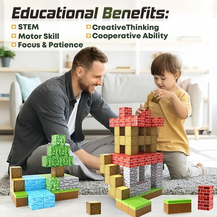 Magnetic Building Blocks Set